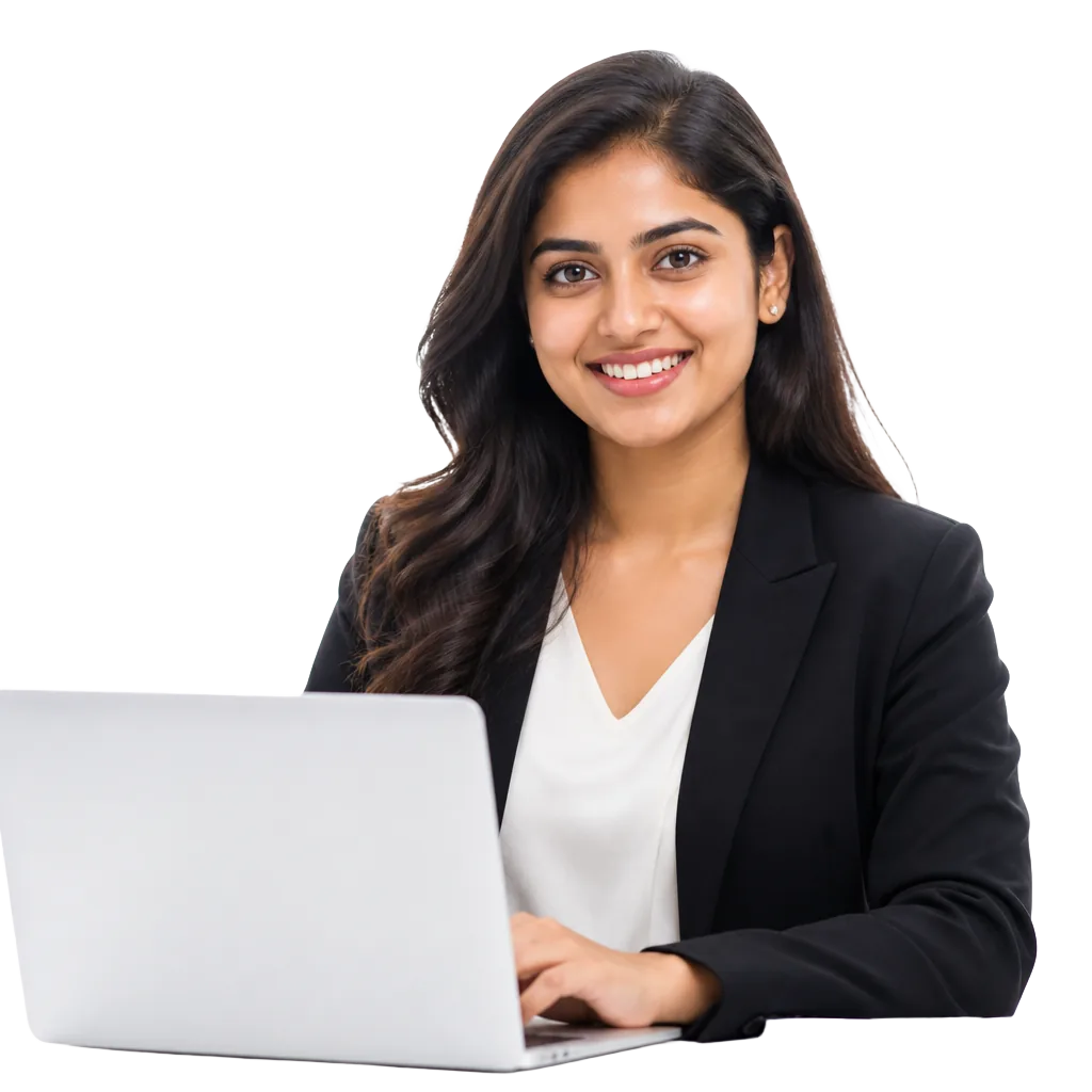 Flashyfinds digital marketing specialist working with a client website in Chennai